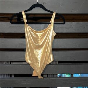 Skims Gold Tank Top